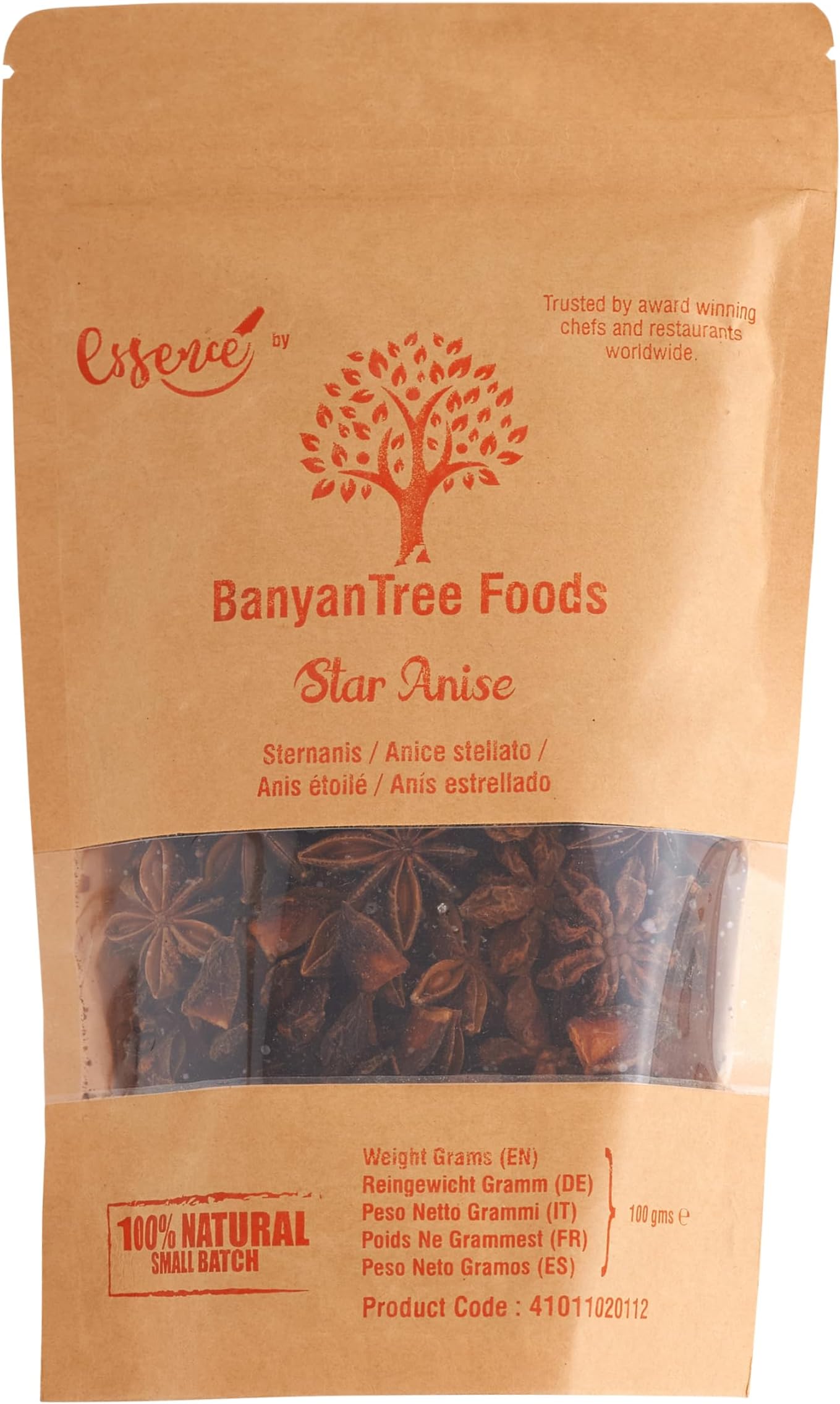 BanyanTree Foods Star Anise | Aniseeds | Badiya 100g ~ Ideal for Soups, Teas & Rice| All Natural | Premuim Quality