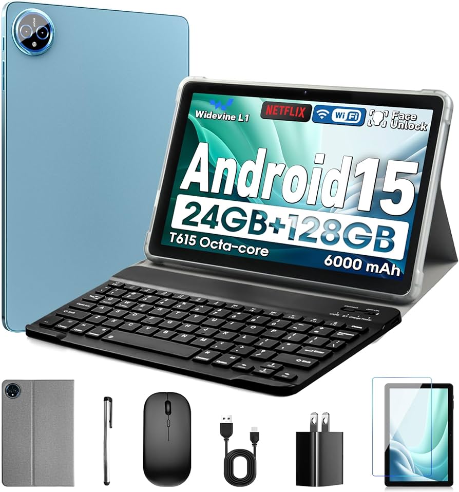 Amazon.com : Aobante 10 Inch Tablet, Android 15 with 24GB RAM +
