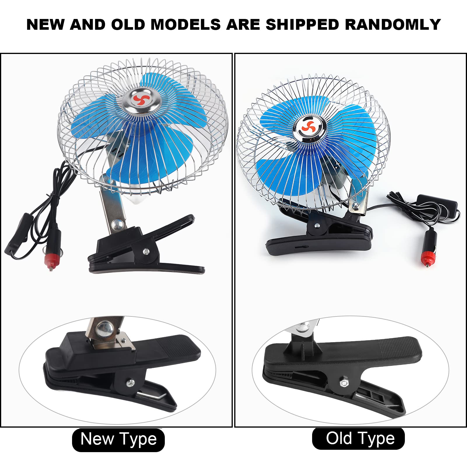 Ventilatore Auto 12V 25W Oscillante - Per Cruscotto Auto E Camion | Raffreddamento Efficiente - Foto 4