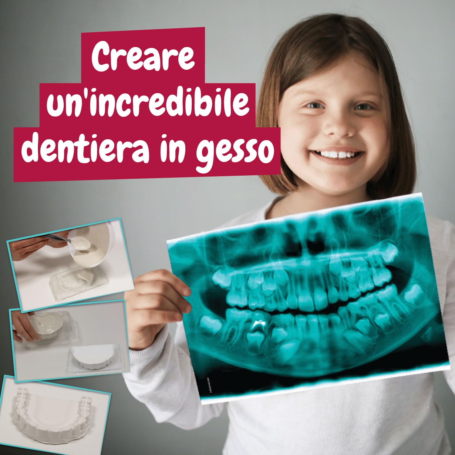 Science4you Il Mio Primo Kit da Dentista - Kit Dottoressa dei Denti, Gioco di Dottoressa Bambina e Bambino, Valigetta del Dottore con attività per Bambini, Giochi, Regalo per Bambino e Bambina 5+ anni