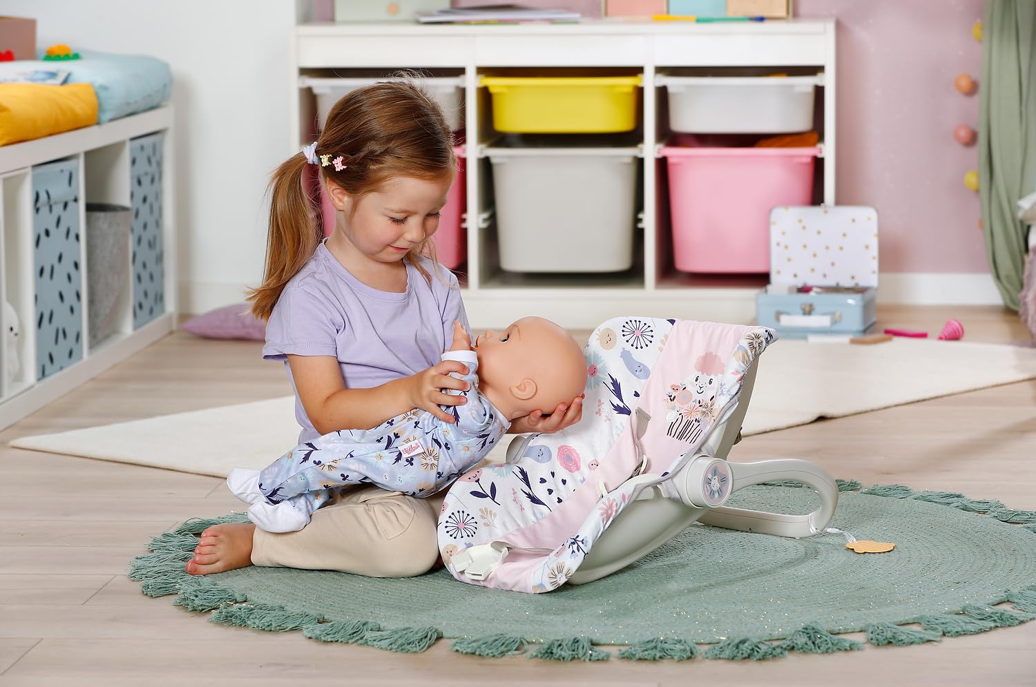 Baby Born Baby Car Seat Flowers for 36cm and 43cm Dolls - 5