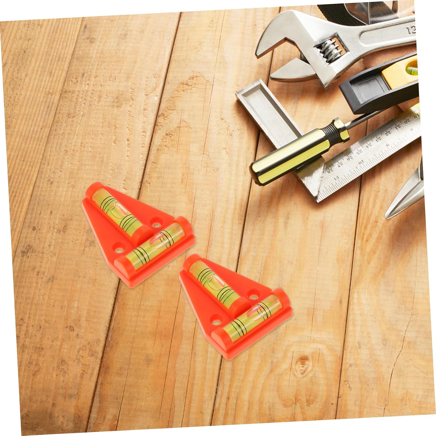 Holibanna 4Pcs High Accuracy Bubble Spirit Level for and Trailer Durable Construction for Vehicle Adjustments and Home Renovation