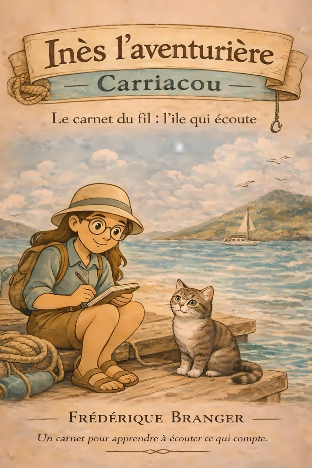 Inès l'aventurière - Carriacou: Le carnet du fil: l'île qui écoute