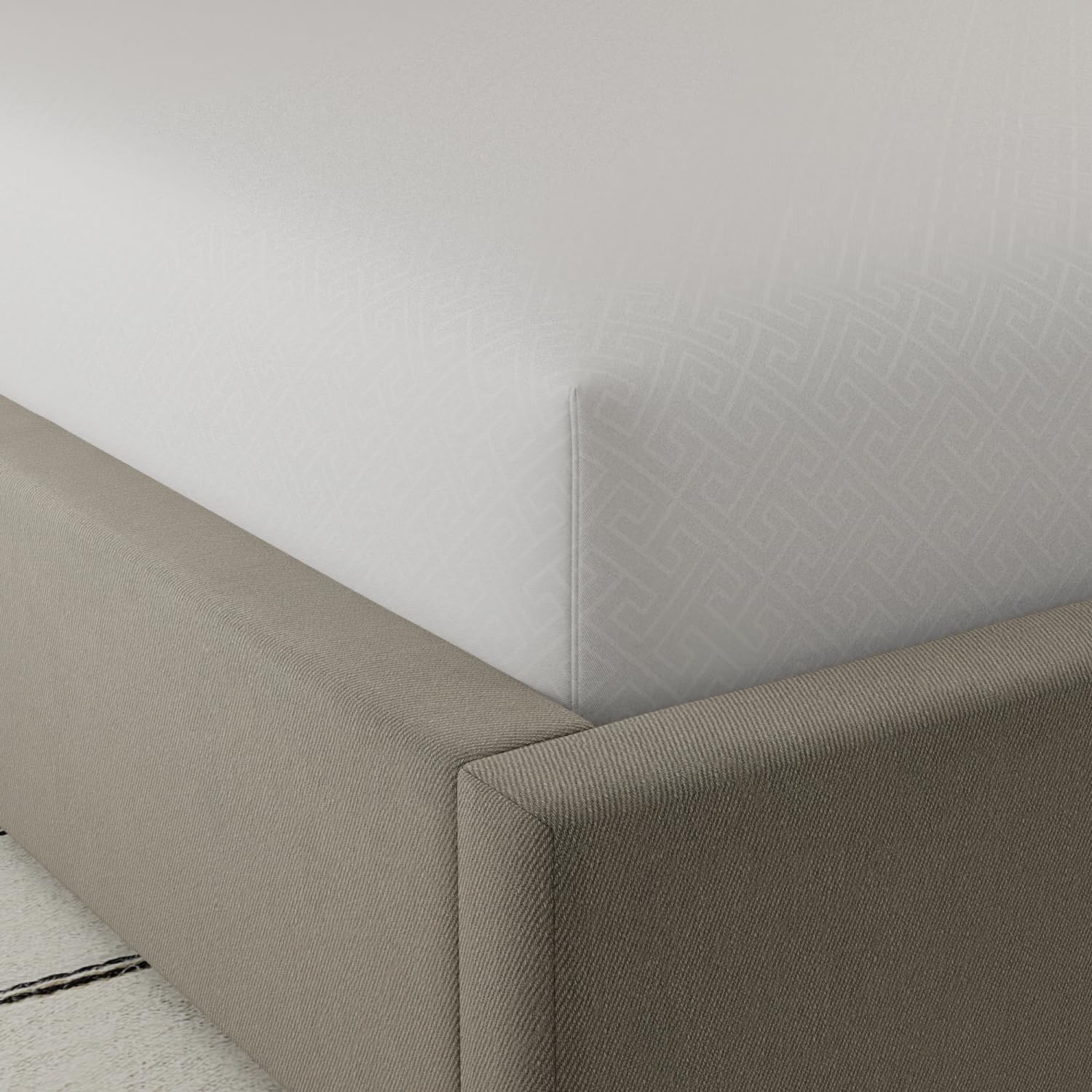 Fresh Mattress Protector with Heiq Cooling Technology, King, White