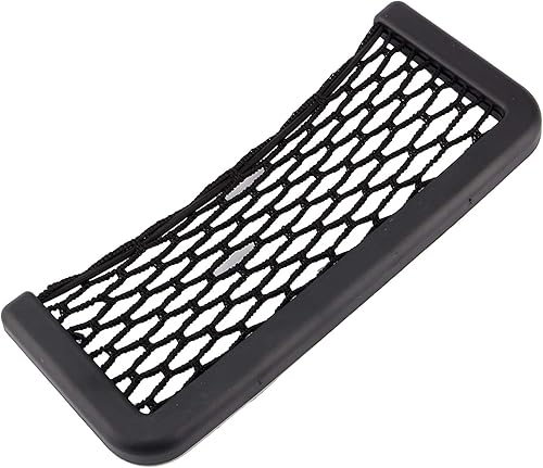 1 soporte de bolsillo de red para automóvil, 20 × 3.3 in de nailon elástico para maletero, bolsa de almacenamiento de red para teléfono, cigarrillos
