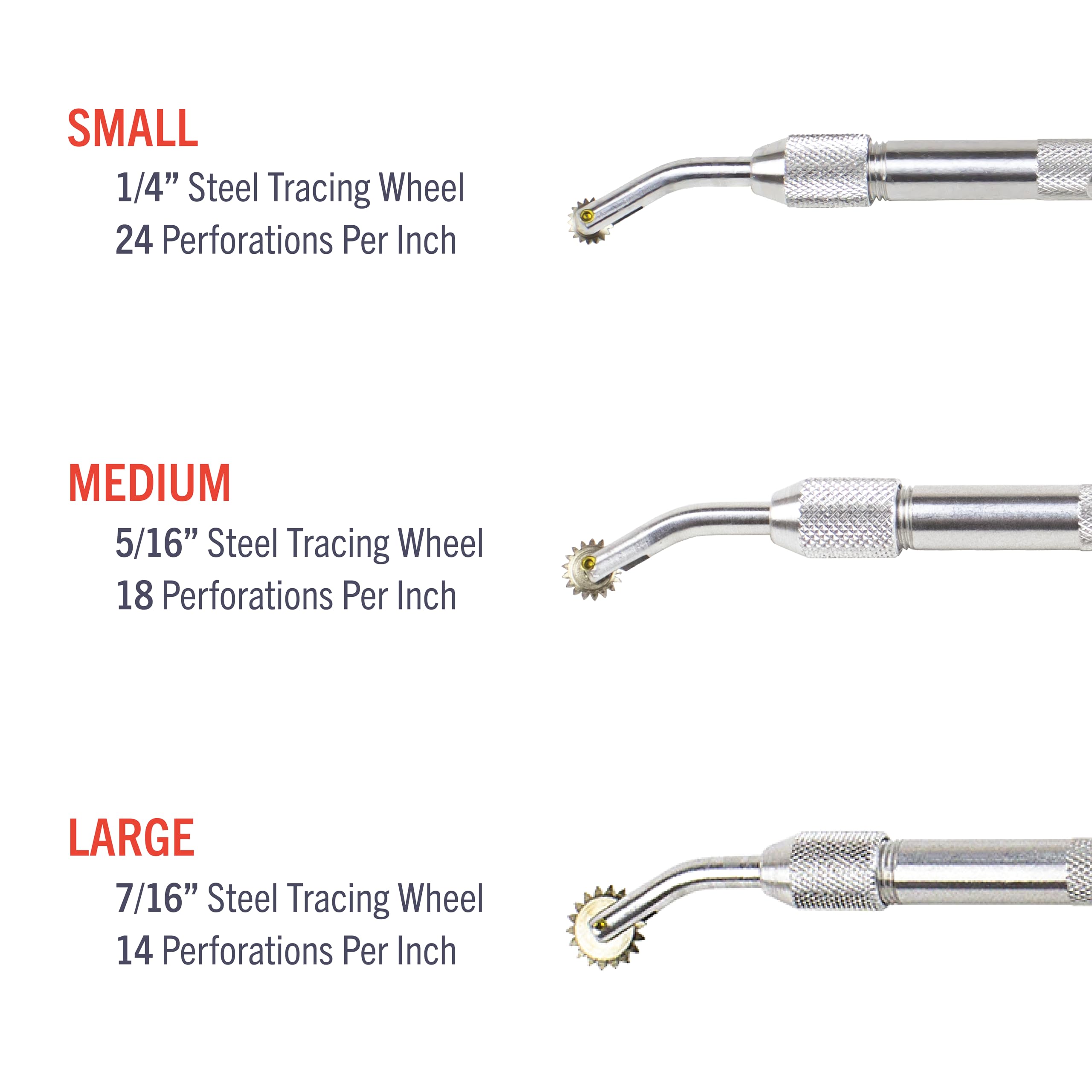 Excel Rotella tracciatrice, 0,6 cm, 1/4 inch, 0,63 cm