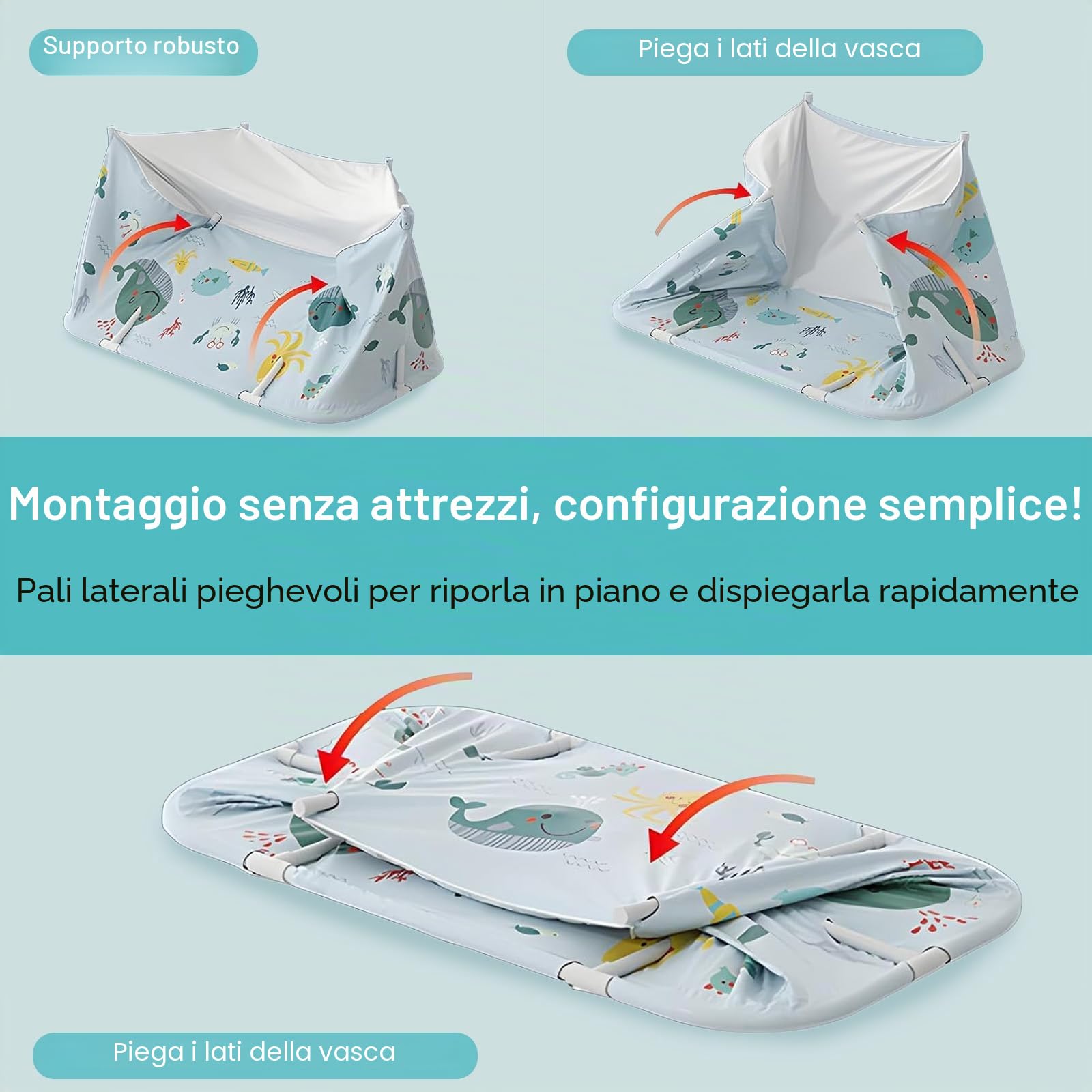 Vasca da bagno pieghevole per adulti, 140X50X55cm Vasca da bagno portatile con cuscino e schienale, vasca da bagno SPA per doccia, vasca da bagno pieghevole indipendente per adulti e bambini, stile