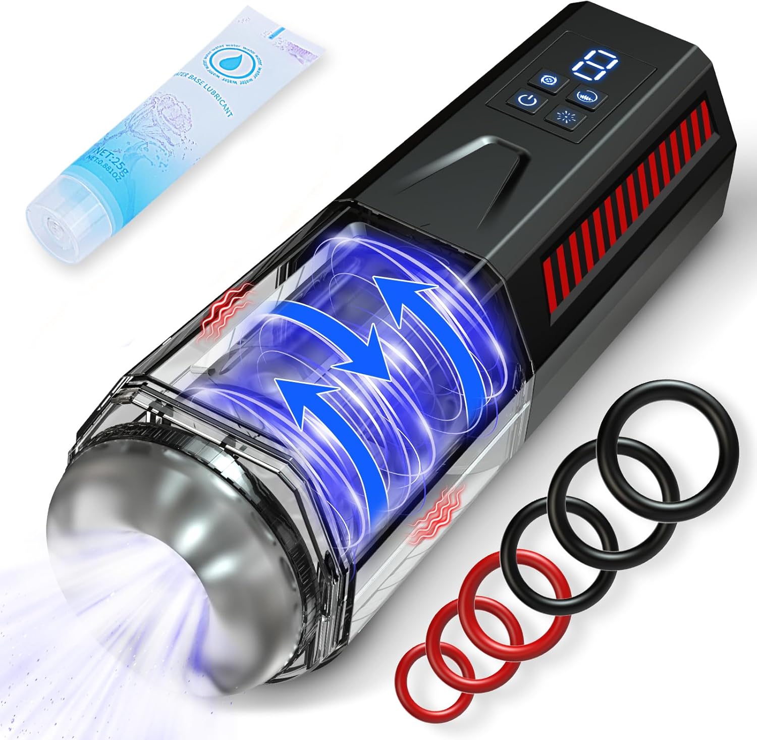 Product image of Automatic Male Masturbator Sex Toy for Men - Male Sex Toys Masturbators Cup with 7 Vibration & 7 Thrusting Modes,Realistic Pocket Adult Toy,Cock Trainer Stimulator Massager for Men Orgasm,Adult Sex Toys for Man
