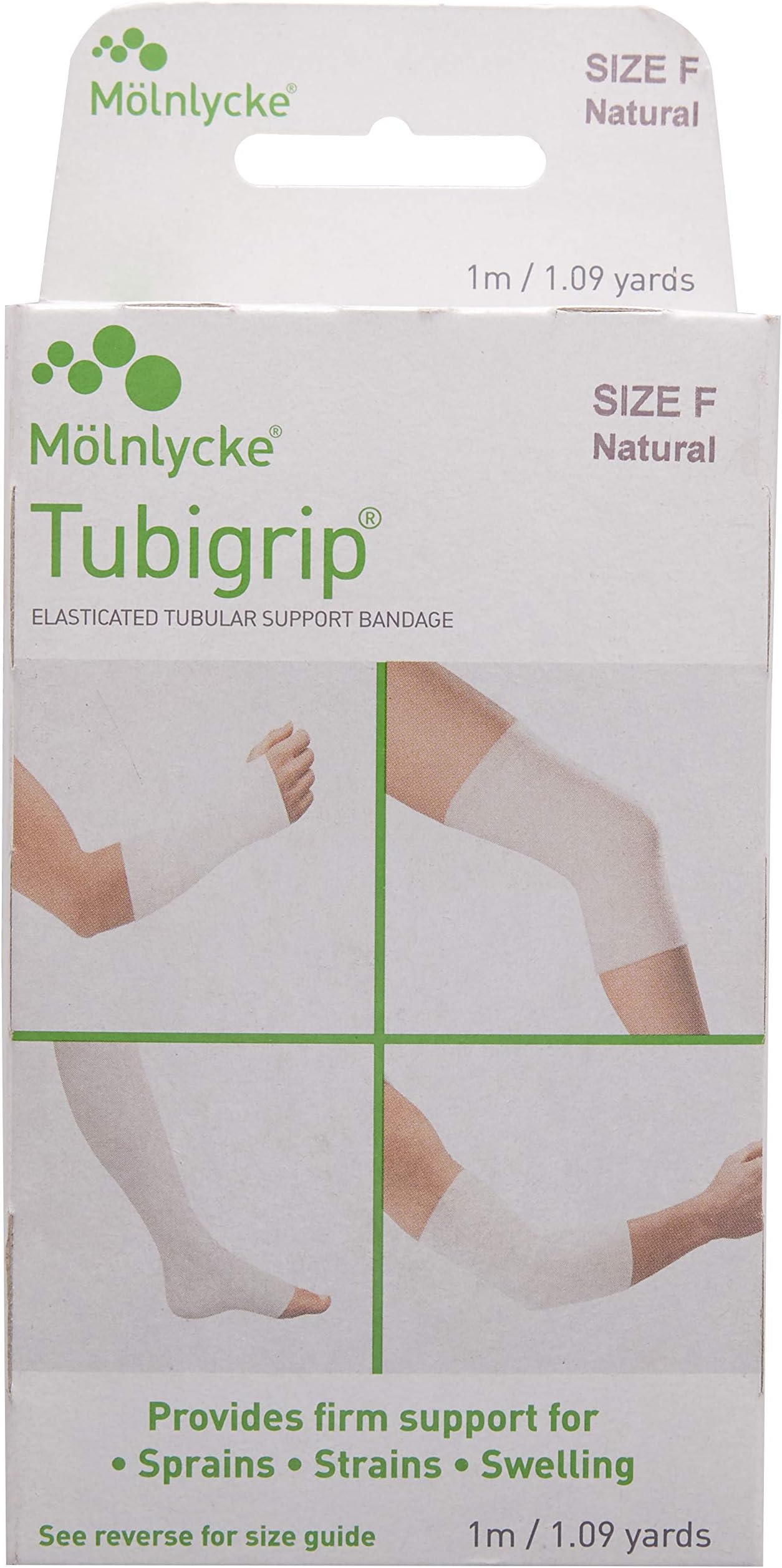 Molnlycke 1523 Tubigrip Multipurpose Tubular Bandage, F