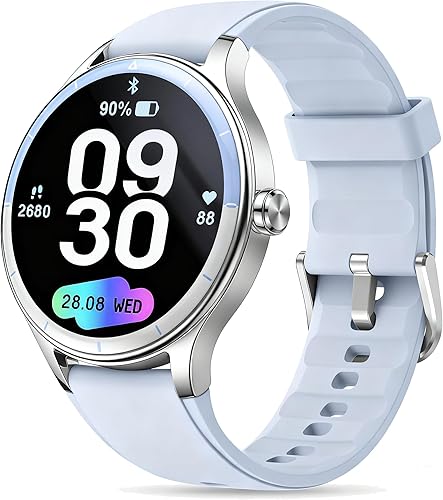 Reloj inteligente, rastreador de actividad física de 1.614 in, contestarhacer llamadas, reloj inteligente digital con monitor de frecuencia