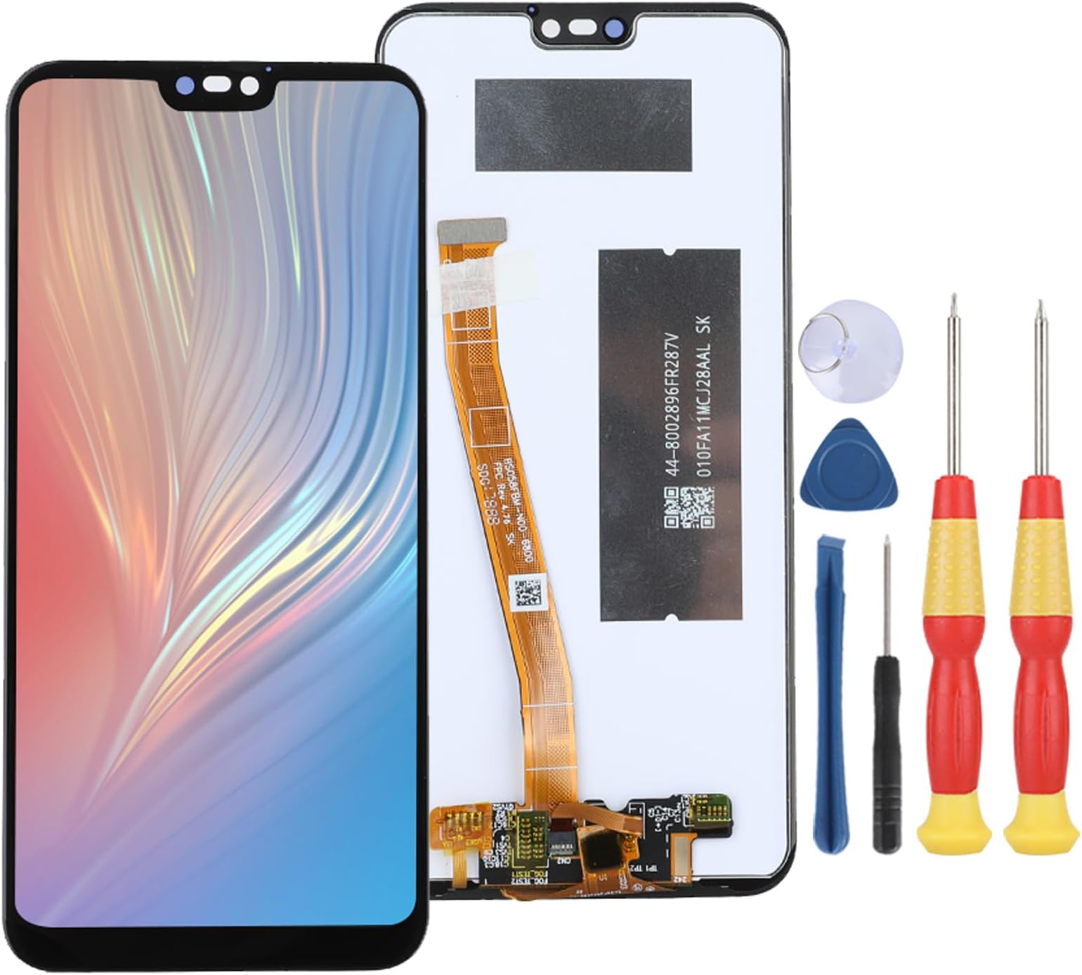 LCD Display Compatible with Huawei P20 Lite Display Touch Screen Assembly Repair Replacement Parts with Tools.