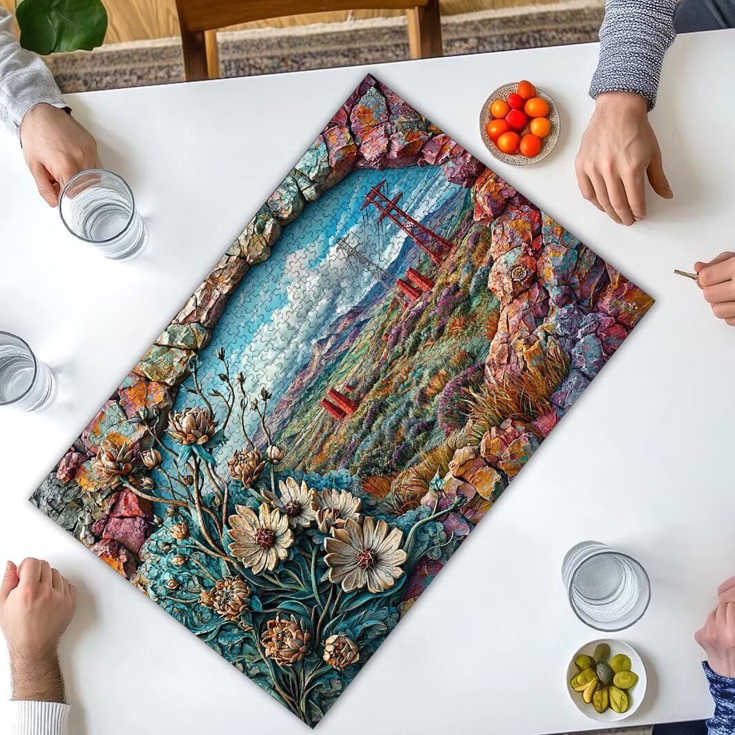 Puzzle Paesaggio, Puzzle 1000 Pezzi Adulti per Decor, Regalo Donna -8204