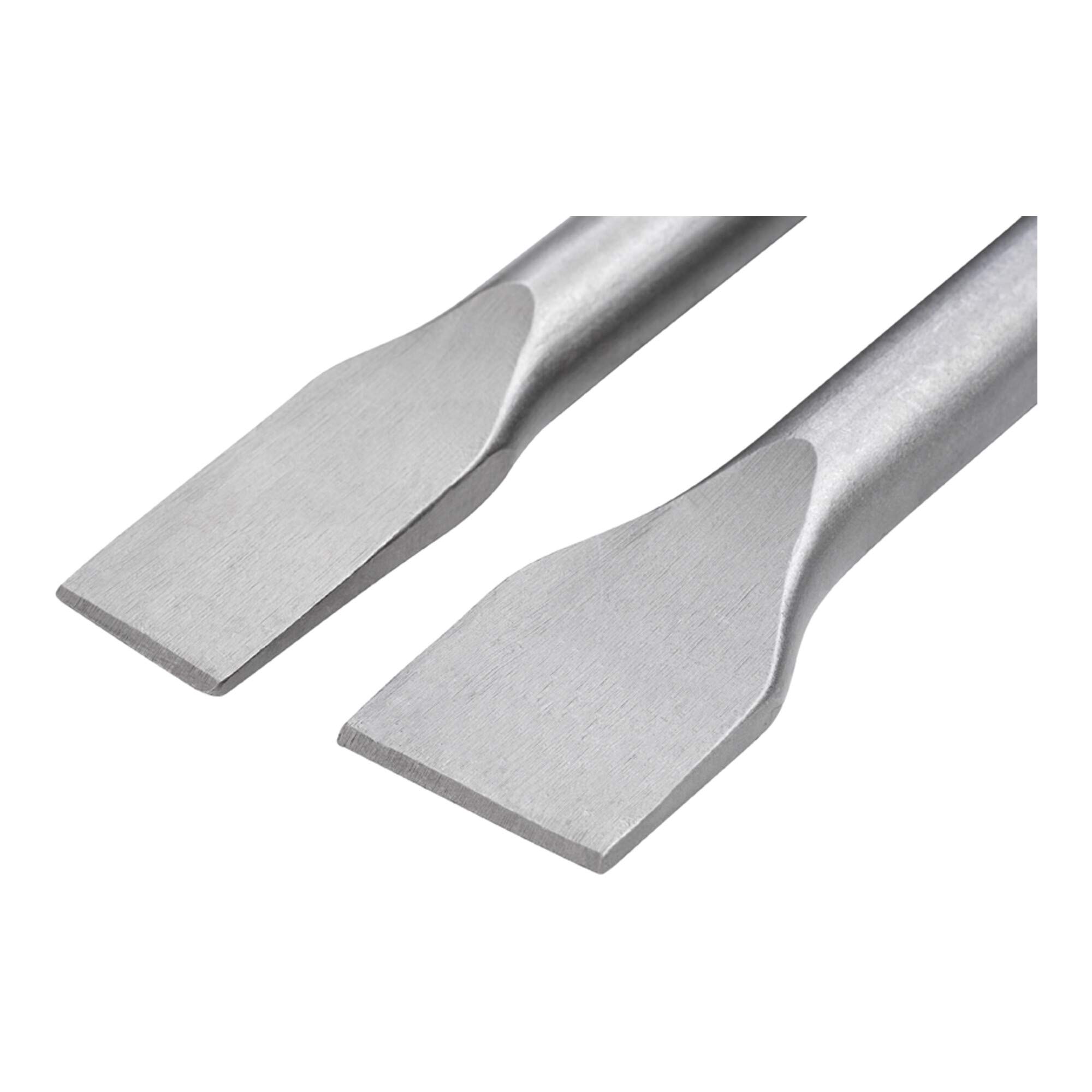 Jeu de burins plats SDS-HEX STIER 35/50 x 410 mm pour marteaux de démolition