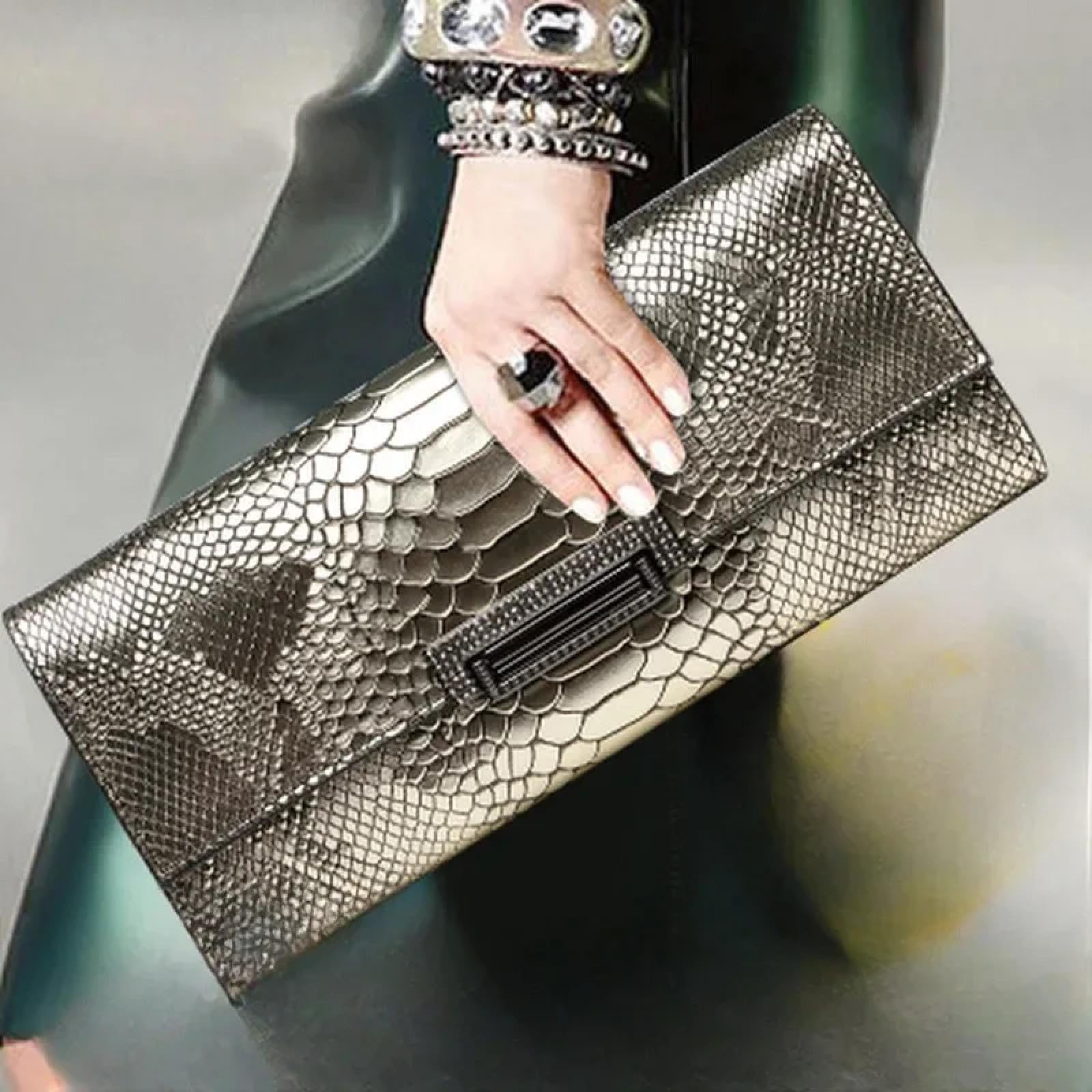 Abendtasche Damen Clutch Modische Vintage-Damen-Handtaschen-Tasche Mit Großer Kapazität Liefert Kupplungen