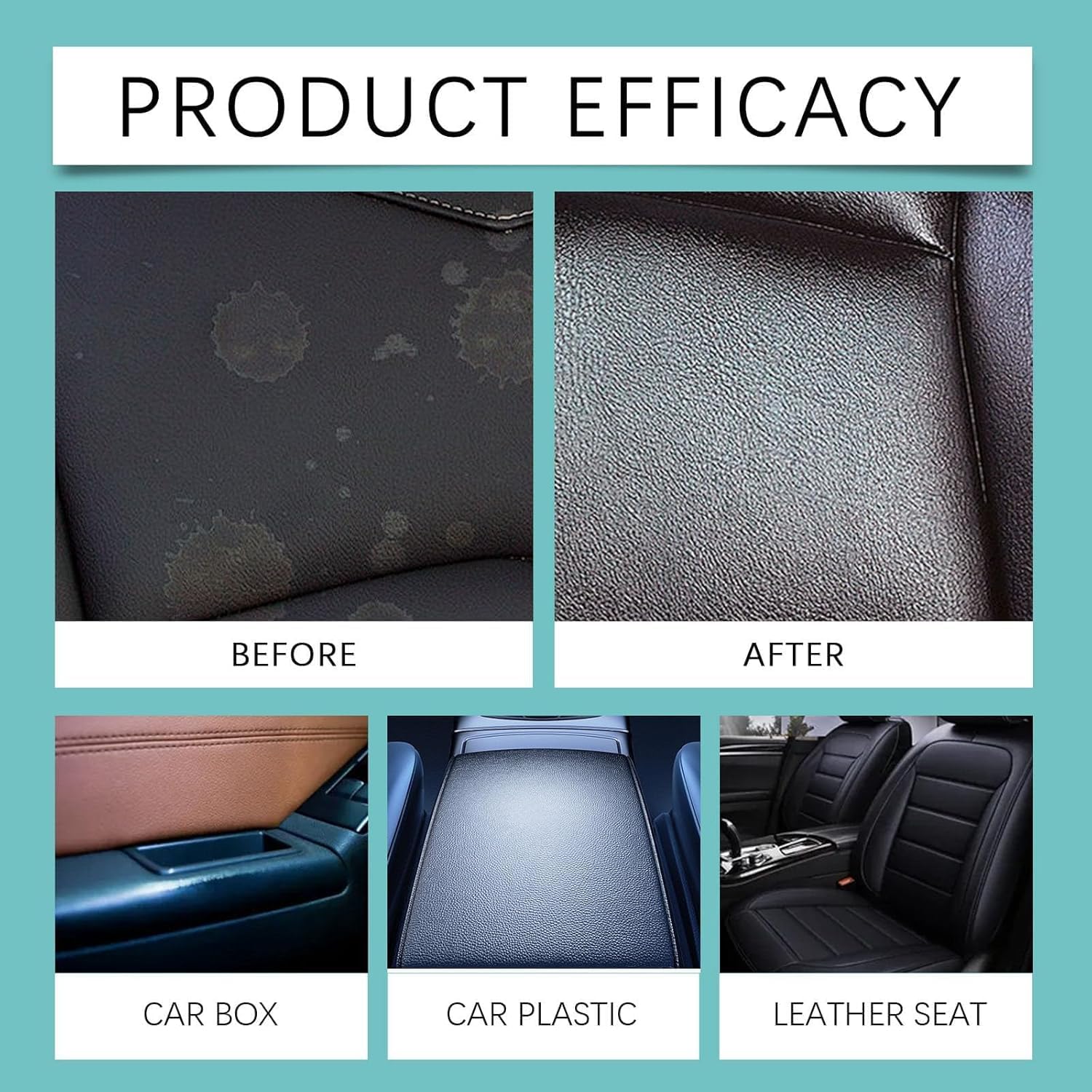 Plastic Clarify for Cars - Waterless Spray Wax & Restorer for Interior & Outside - Revives Faded Trim, Dashboard & Rubber with UV Protection