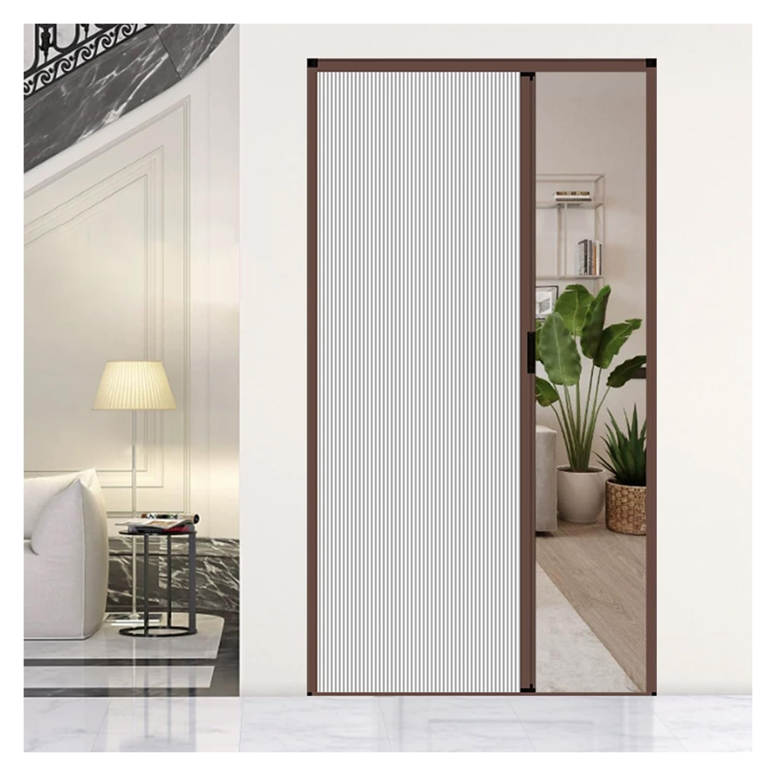 Hpfhsj White Honeycomb Folding Door No-Drilling Interior Accordion Door，With Aluminum Frame And Cellular Fabric，For Bedroom(,24X80in)
