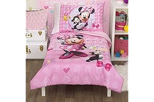 Disney Minnie Mouse Kids Toddler Bed Set