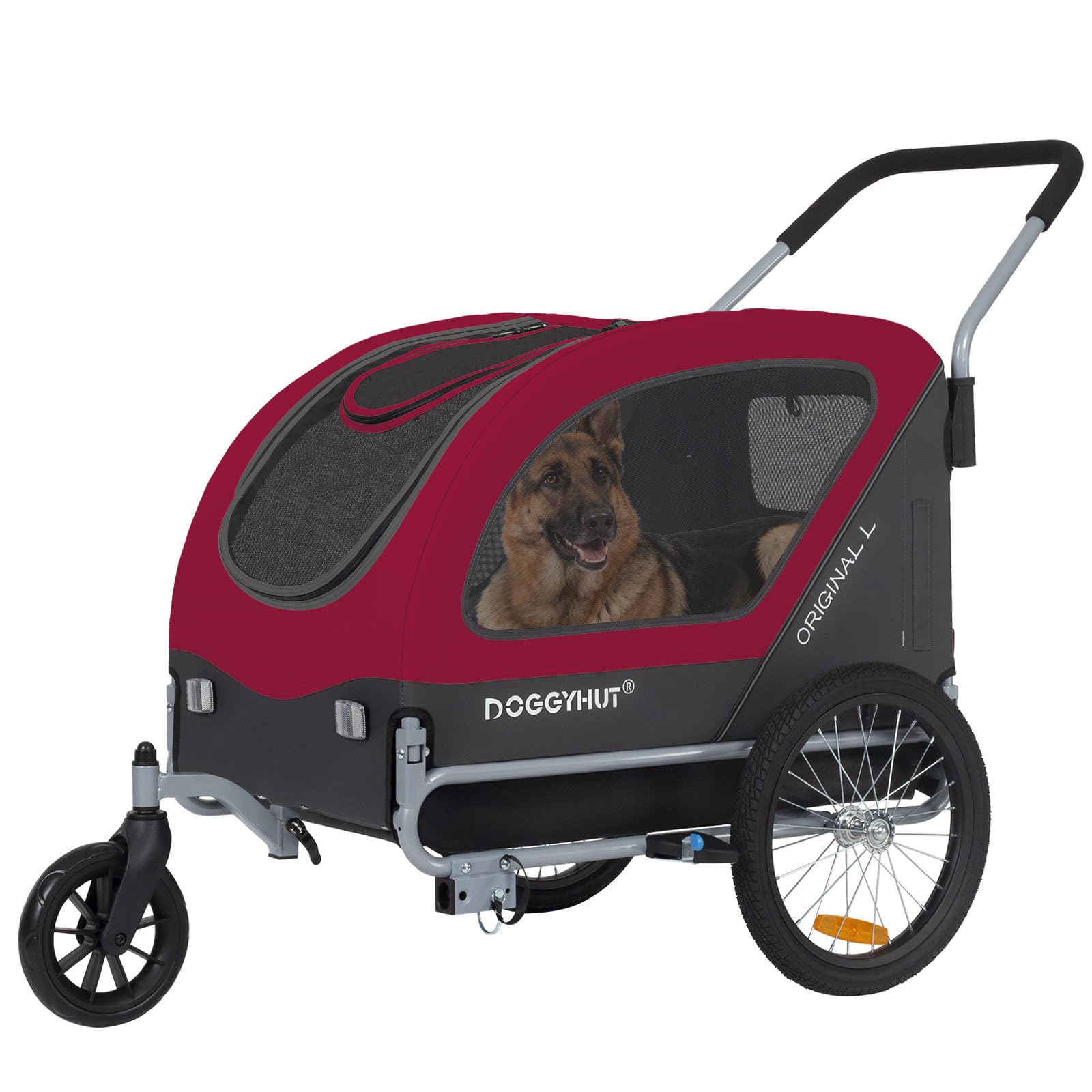 Doggyhut Original Large Pet Bike Trailer & Stroller