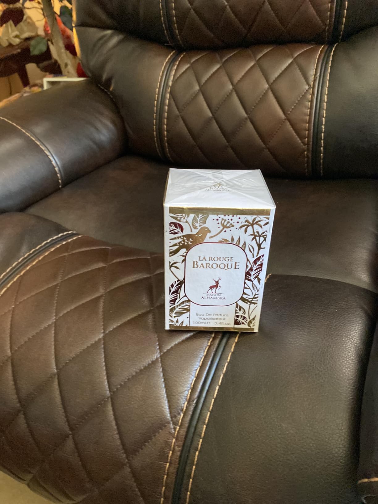 Maison Alhambra La Rouge Baroque for Unisex Eau de Parfum Spray 3.4 Ounce