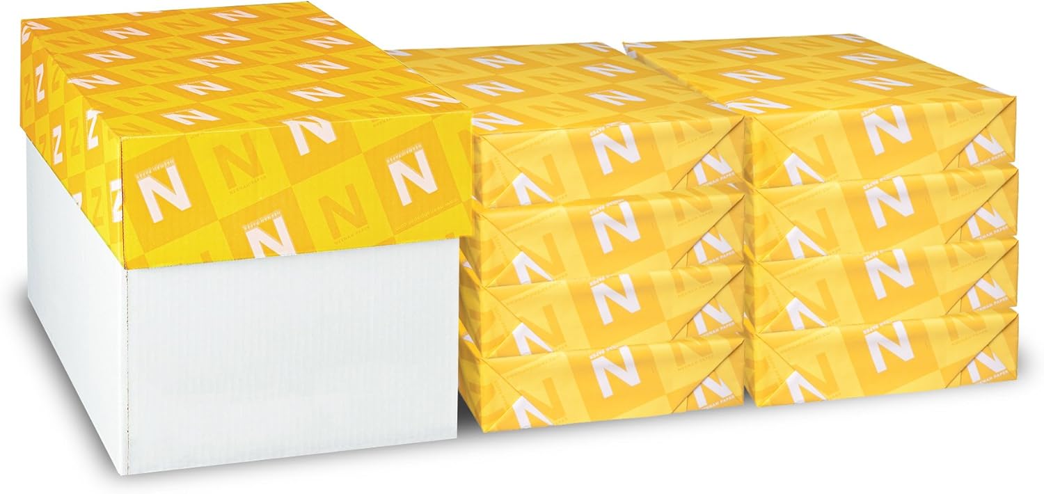Multipurpose Paper, 67 lb, 8.5"x11", 2000 Sheets, White, 94 Brightness (80211-01)