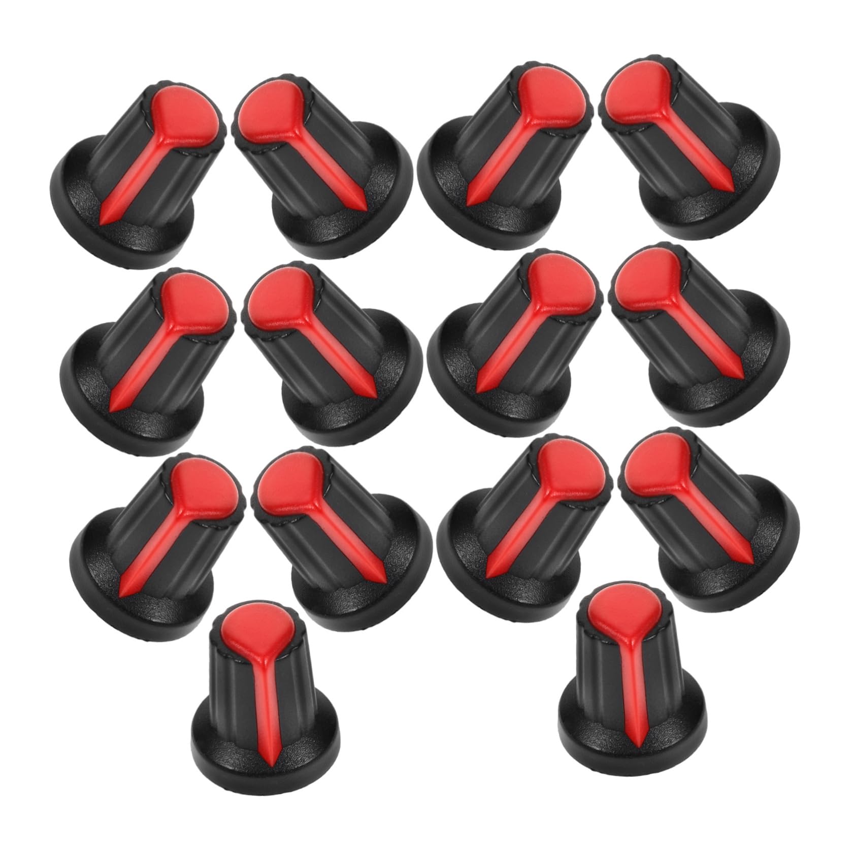 GOOHOCHY Professional Dj Equipment Parts 20pcs Plastic Potentiometer Knob Hat for Volume Control