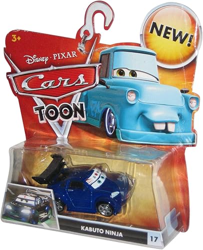 Disney Pixar Cars Toon 155 - Coche fundido a presión Kabuto Ninja