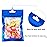 Boao 100 Pieces Resealable Foil Food Storage Bags with Clear Window Coffee Beans Candy Packaging Pouch for Food Small Business Supplies for Jewelry Self Sealed Storage Bags(4 x 6 Inch,Blue)