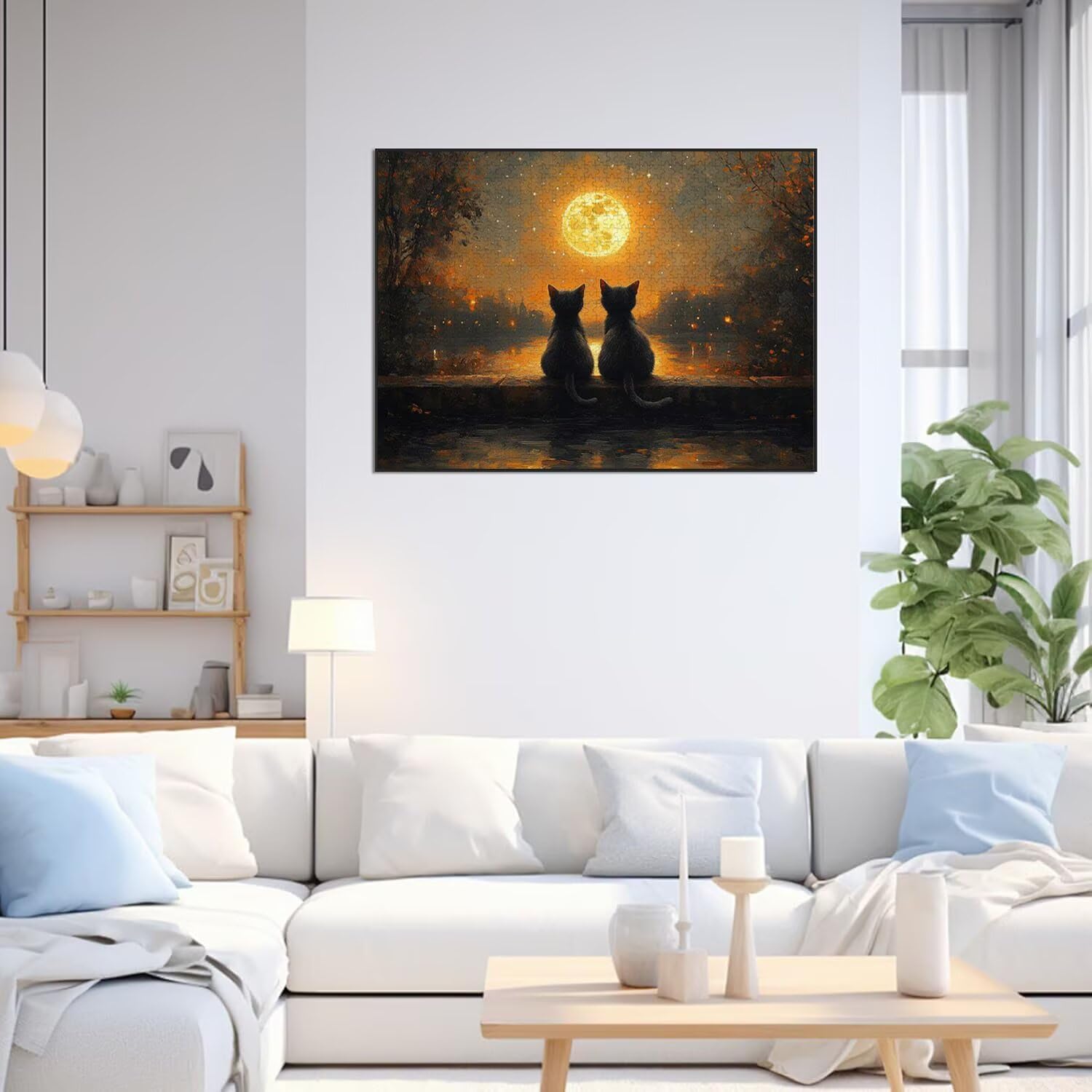 Puzzle dla dorosłych 2000 elementów trudne wyzwanie, księżyc, n-903