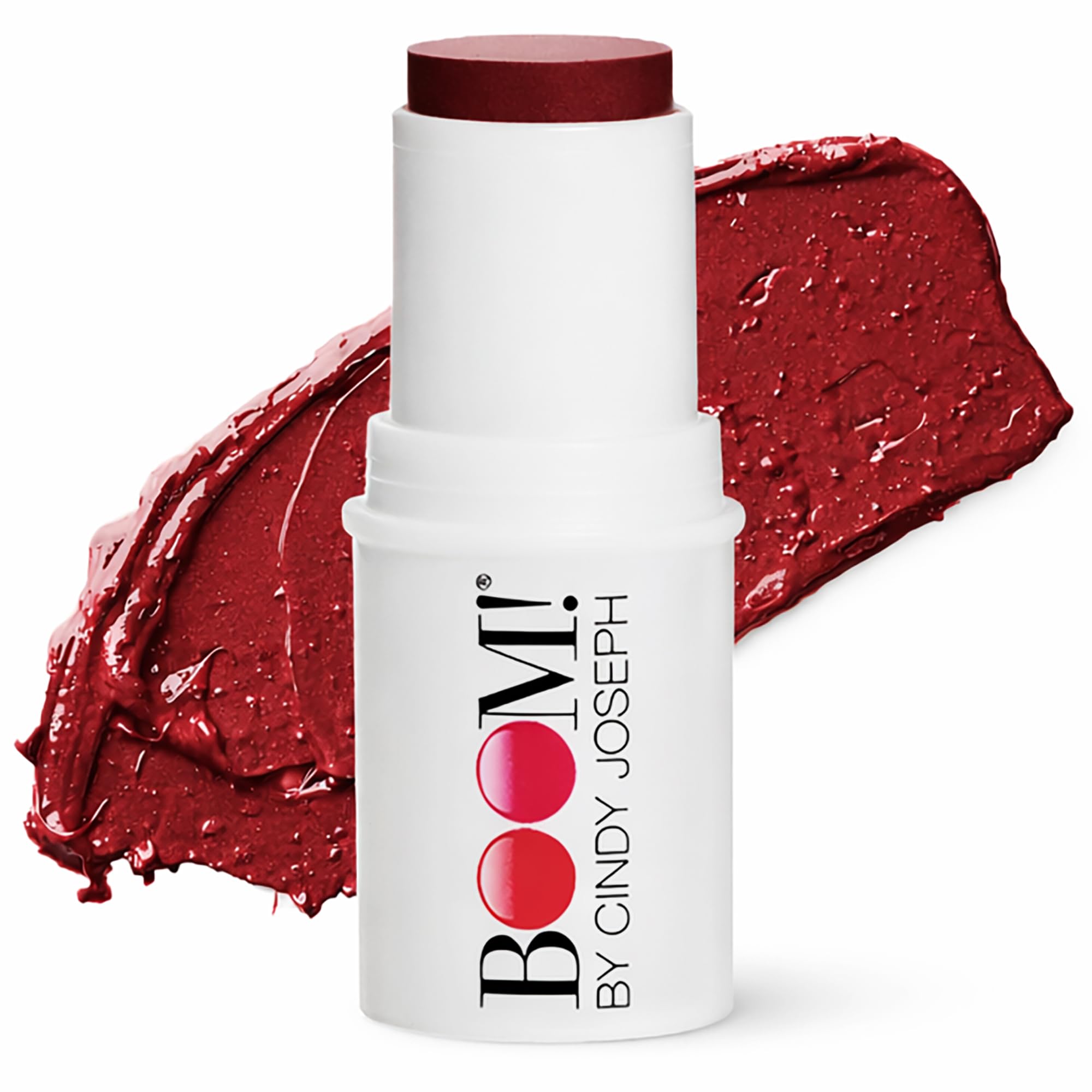 Boomstick Color ™ All-in-One Cream Blush for Cheeks, Eyes & Lips, Long Wearing, Blendable Makeup Blush Stick for Mature Skin, Cruelty Free Lip Cheek Tint with Skincare Benefits, Cindy Joseph Berry