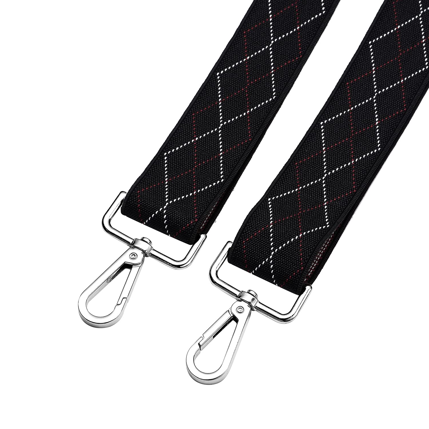 MASADA Bretelle da uomo chiusura a moschettone resistenti 3,5 cm di larghezza fino a 195 cm di altezza