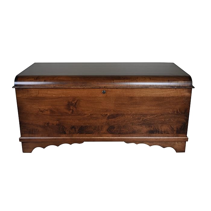 Buy 36" Cedar Hope Chest with Waterfall Top Amish Cedar Chest w/ Anti