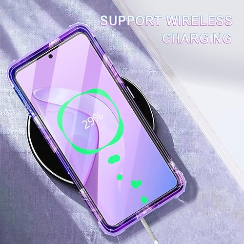 Miniatura 8 de Casetego Funda compatible con Galaxy S21 Ultra 5G, diseño floral de tres capas, resistente, resistente, a prueba de golpes, funda protectora de