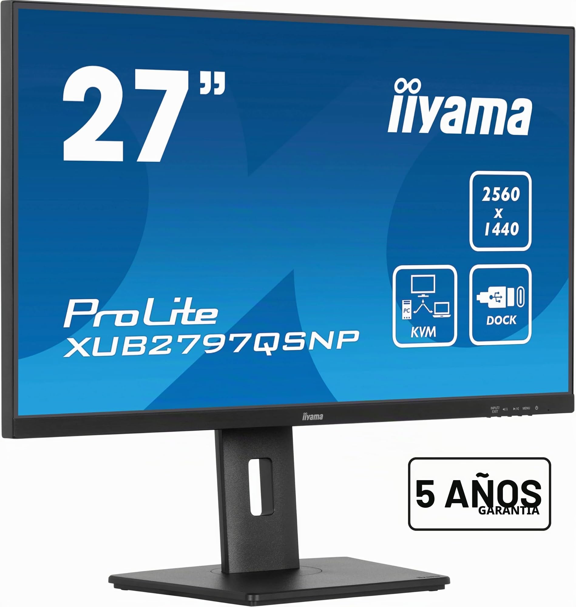 Iiyama Prolite Xub2797qsnP-B1 68.5 Cm (27") - LeD-Monitor - Dp/hdmi/usB-C (xub2797qsnP-B1)