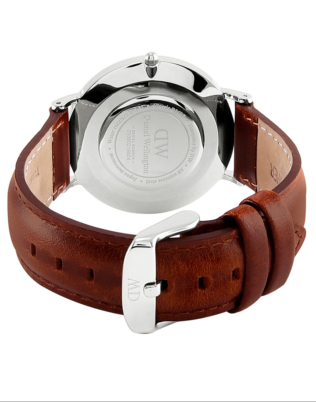 Daniel Wellington Classic St Mawes, Braune/Silber Uhr, 40mm, Leder, für Herren