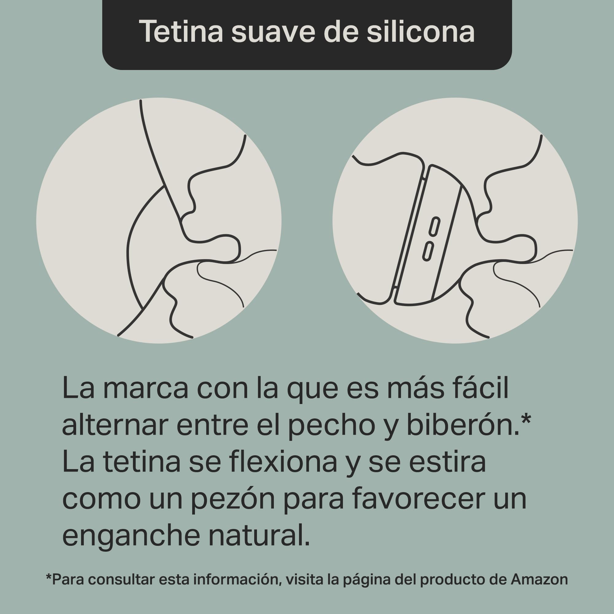 Tommee Tippee Biberón, biberón anticólicos avanzado, 260 ml, pack de 2 con tetina anatómica para agarre natural, varilla de ventilación anticólicos