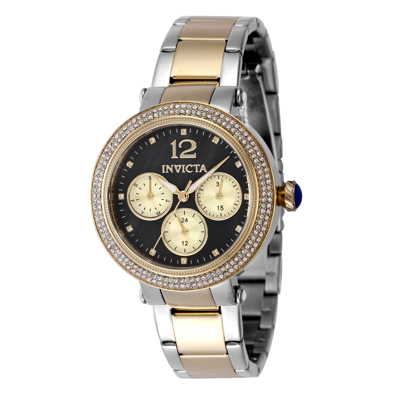 INVICTA Bolt Lady 37mm Stainless Steel Gold Gold dial VH63 Quartz