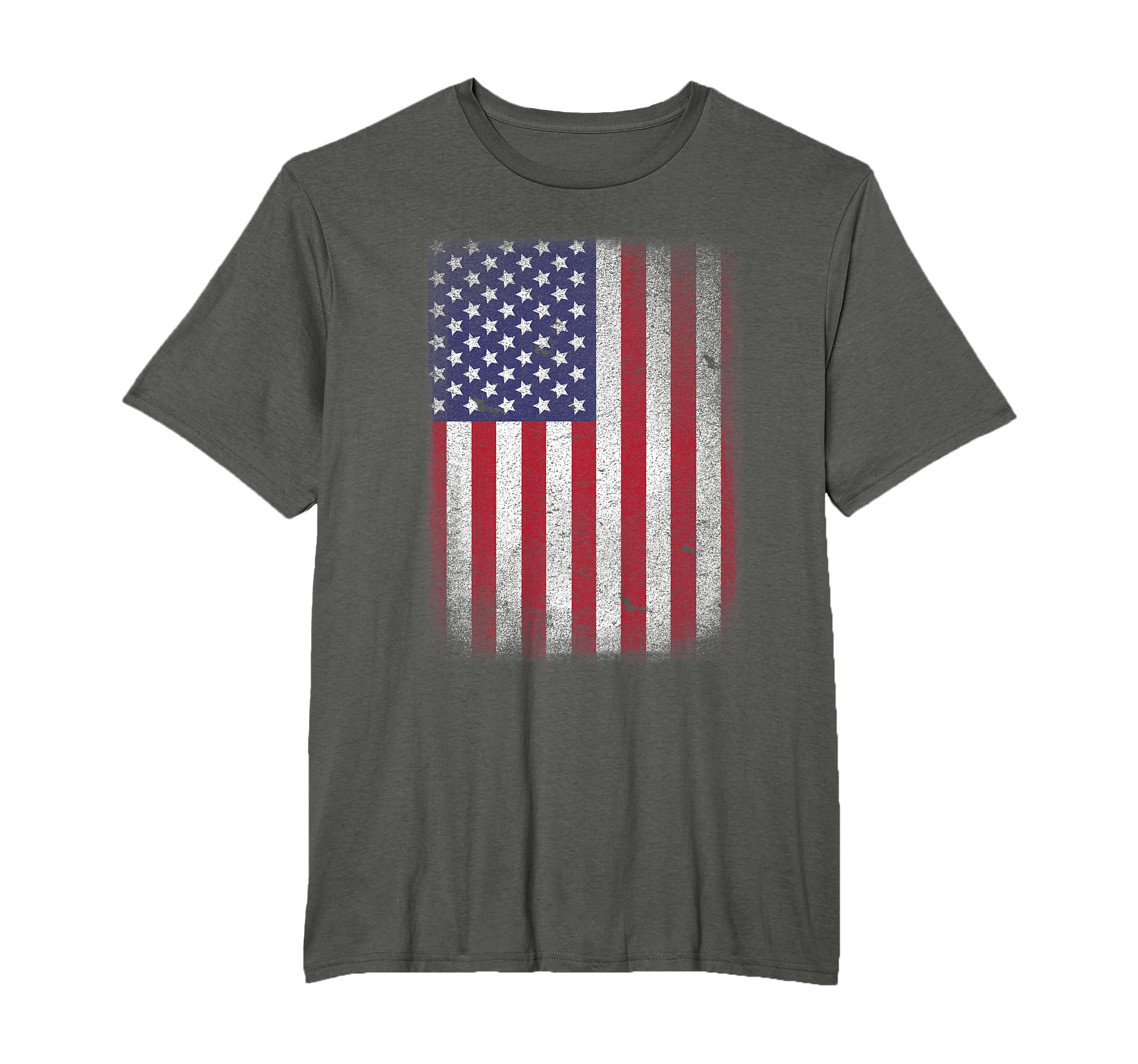USA Flag 4th July American Red White Blue Star Stripes 4 Day T-Shirt