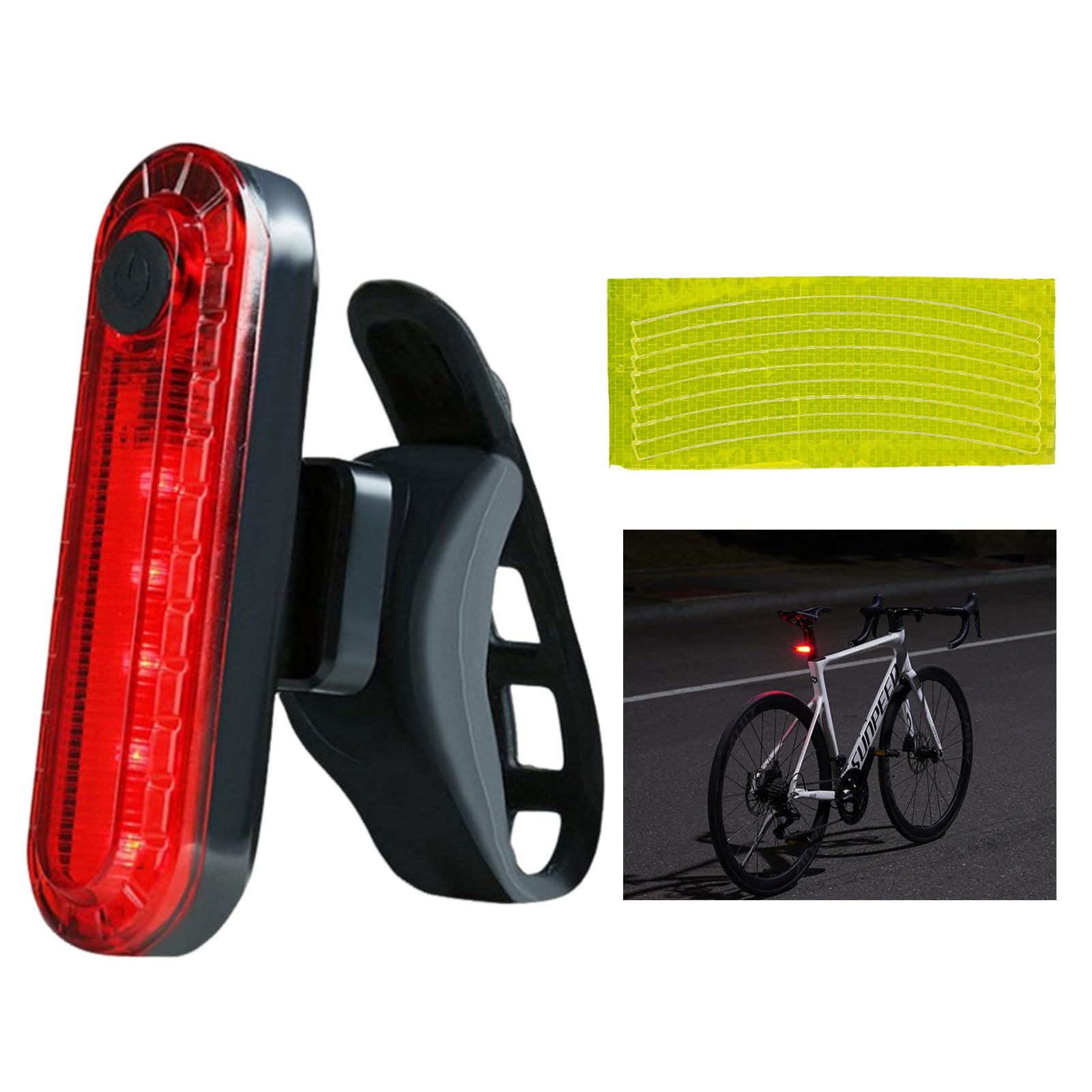 Lumiere Velo Avant et Arriere Feu Arrière de Vélo USB Rechargeable 4 Modes d'Éclairage Lampe Vélo LED Étanche Eclairage Velo pour Cyclysme VTT Vélo de Route Longue Durée de Vie de la Batterie