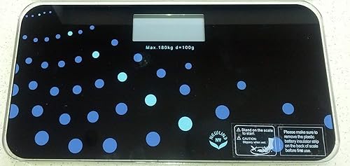 NewlineNY Serie 700 Mini Báscula digital de baño de viaje (sin manga) (onda de moda)