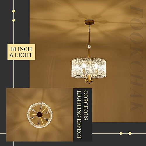 Miniatura 48 de Lámpara de araña negra de 9 luces, lámpara clásica para colgar sobre la mesa para comedor, sala de estar, dormitorio, vestíbulo, isla de cocina