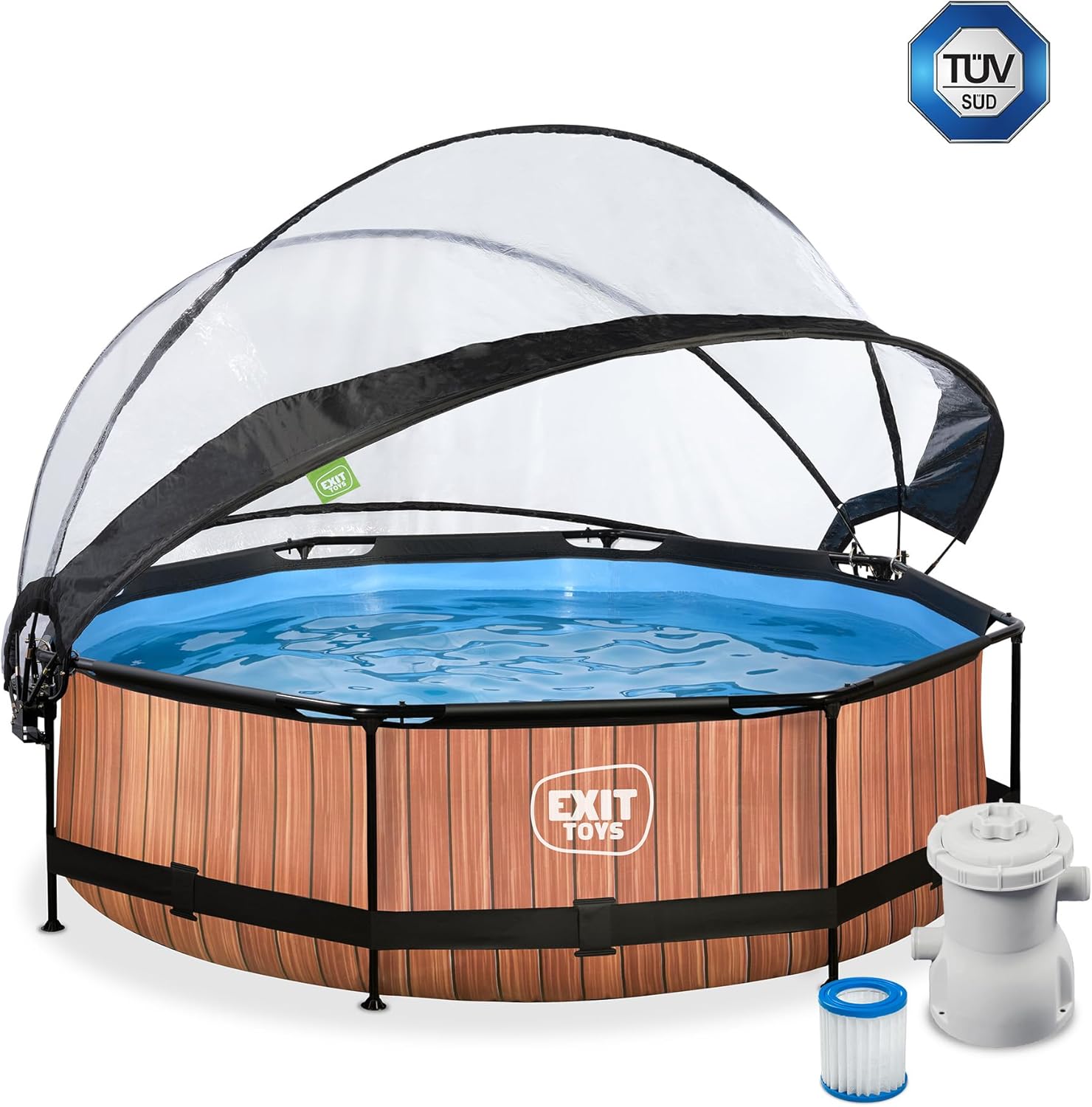 EXIT Wood Pool компоненттери, анын ичинде купол жана чыпка насосу