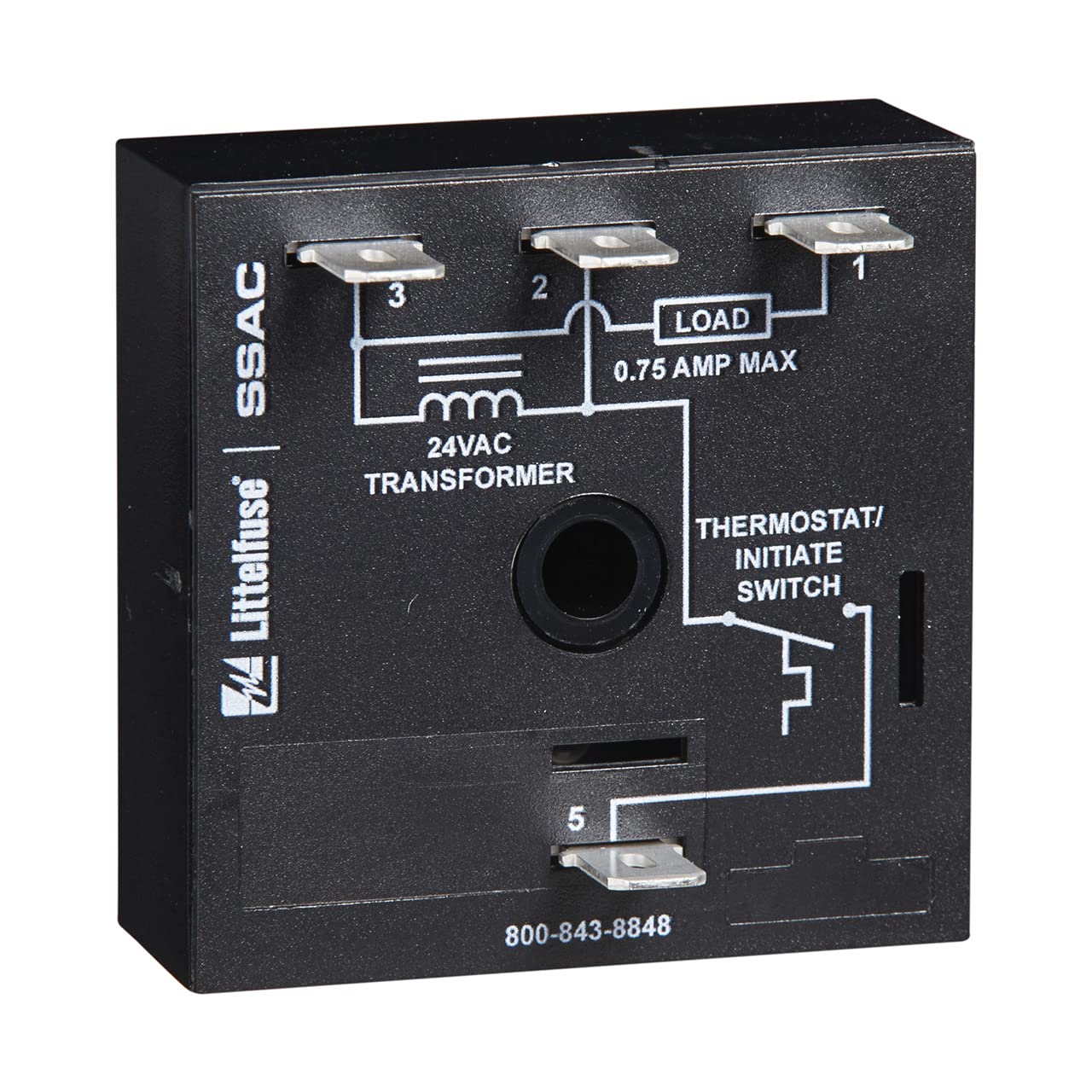 Littelfuse 1 Second / 45 Second 0.75 amps Silver Normally Open/Normally Closed Surface Mount Generator Ground Fault Relay