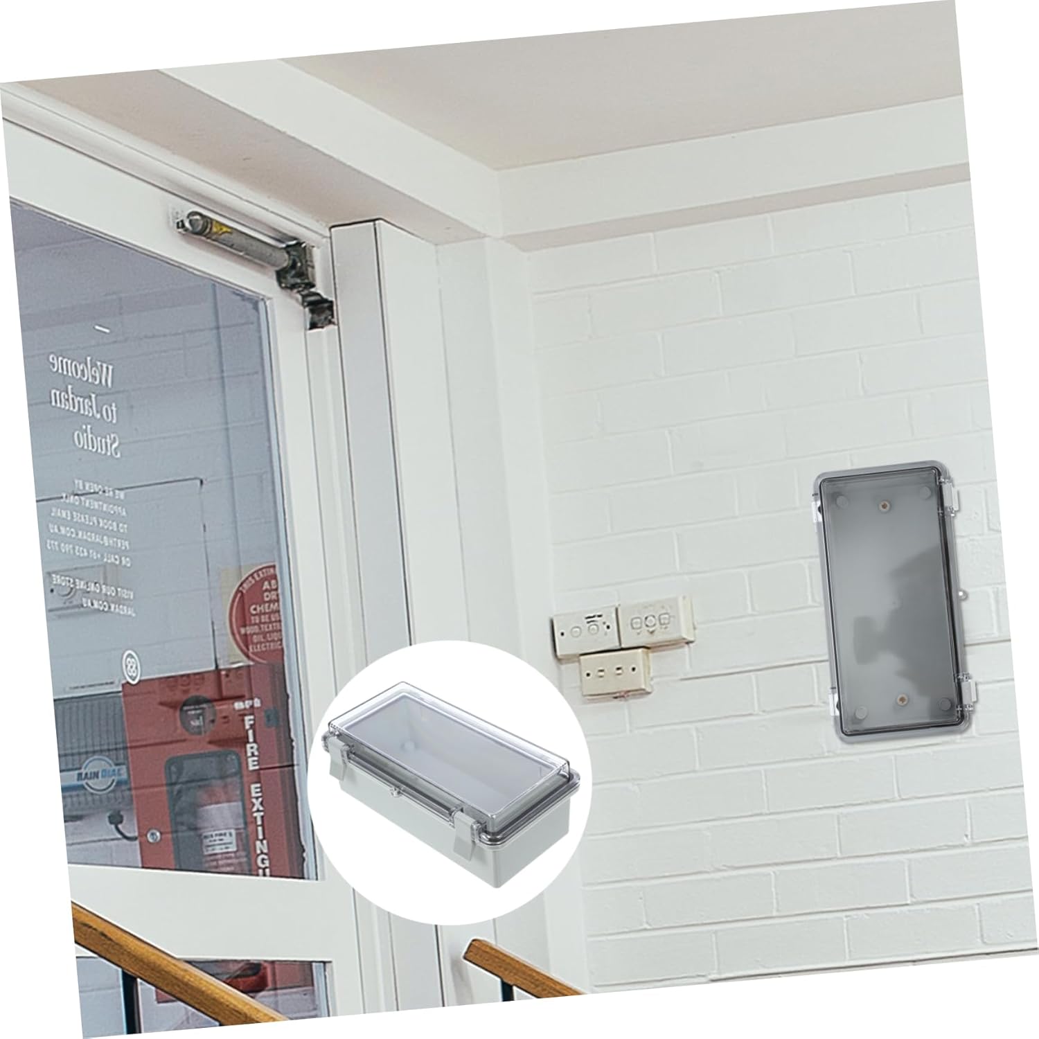 3pcs Weatherproof Outdoor Junction Box Rated Electrical Box for Secure Wiring for Garden and Flood Lights Easy to Install and Design