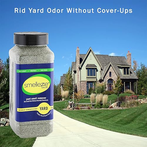 Miniatura 6 de Desodorante para quitar olor del patio Smelleze, 2 libras Gránulos que eliminan olores en exteriores