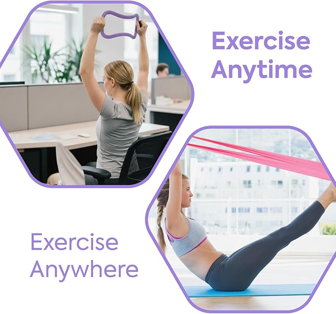 Kit de Pilates para Mujeres - Set Completo con Pelota, Bandas y Aro miniatura 4