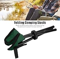Vista 9 de Taburete trípode para camping, portátil, plegable, ligero, para campamento, senderismo, caza, caminar, pesca, viajes