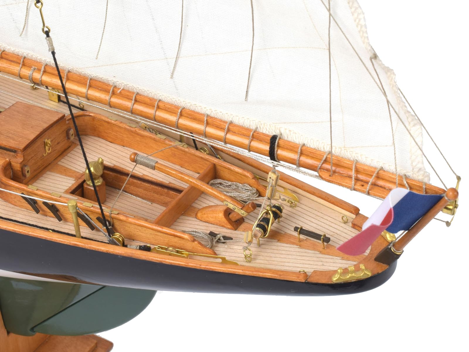 Artesanía Latina - Maquette de Bateau en Bois – Cotre de Course Français, Pen Duick - Modèle 22418N, Échelle 1:28 - Maquettes à Monter - Niveau Moyen