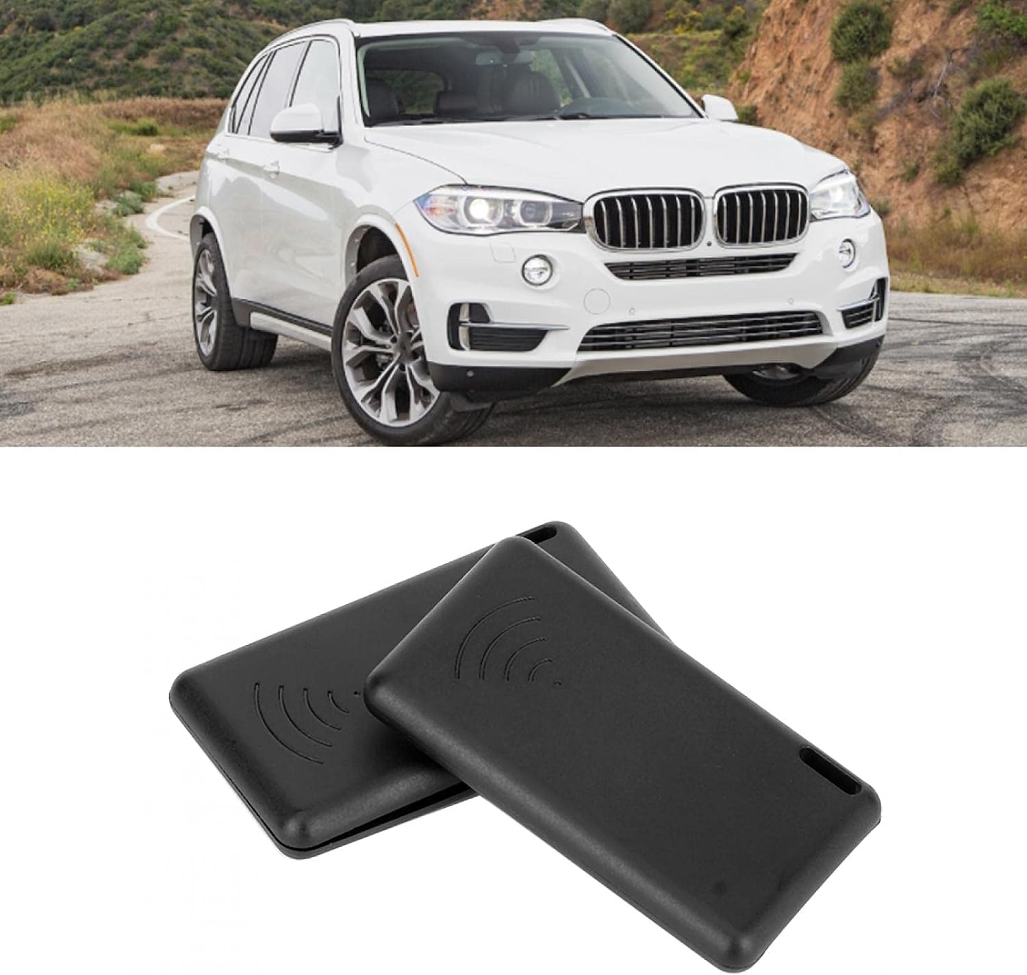 Shanrya Auto Immobilizer Anti-Robbing Dual Strong Concealment Engine Immobilizer Strong Compatibility Adjust Sensing Distance Anti-Theft Anti-Hijacking Auto Car Intelligent Alarm for 12V Car