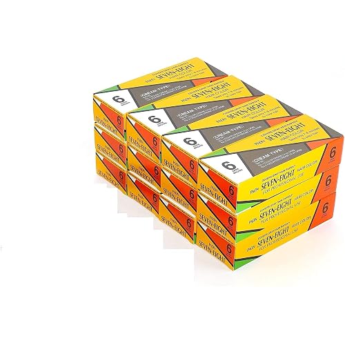 12 Pcs Paon Seven-Eight Cream Type Hair Color Dark Brown #6