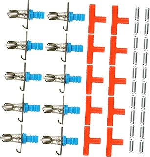GANAZONO 10 Pçs Alimentador De Água De Rega De Porco Bebedouros De Roedores Aves Beber Copos De Rega Alimentador Automático Bebedouro De Coelho De Água De Nascente Bebedouro De